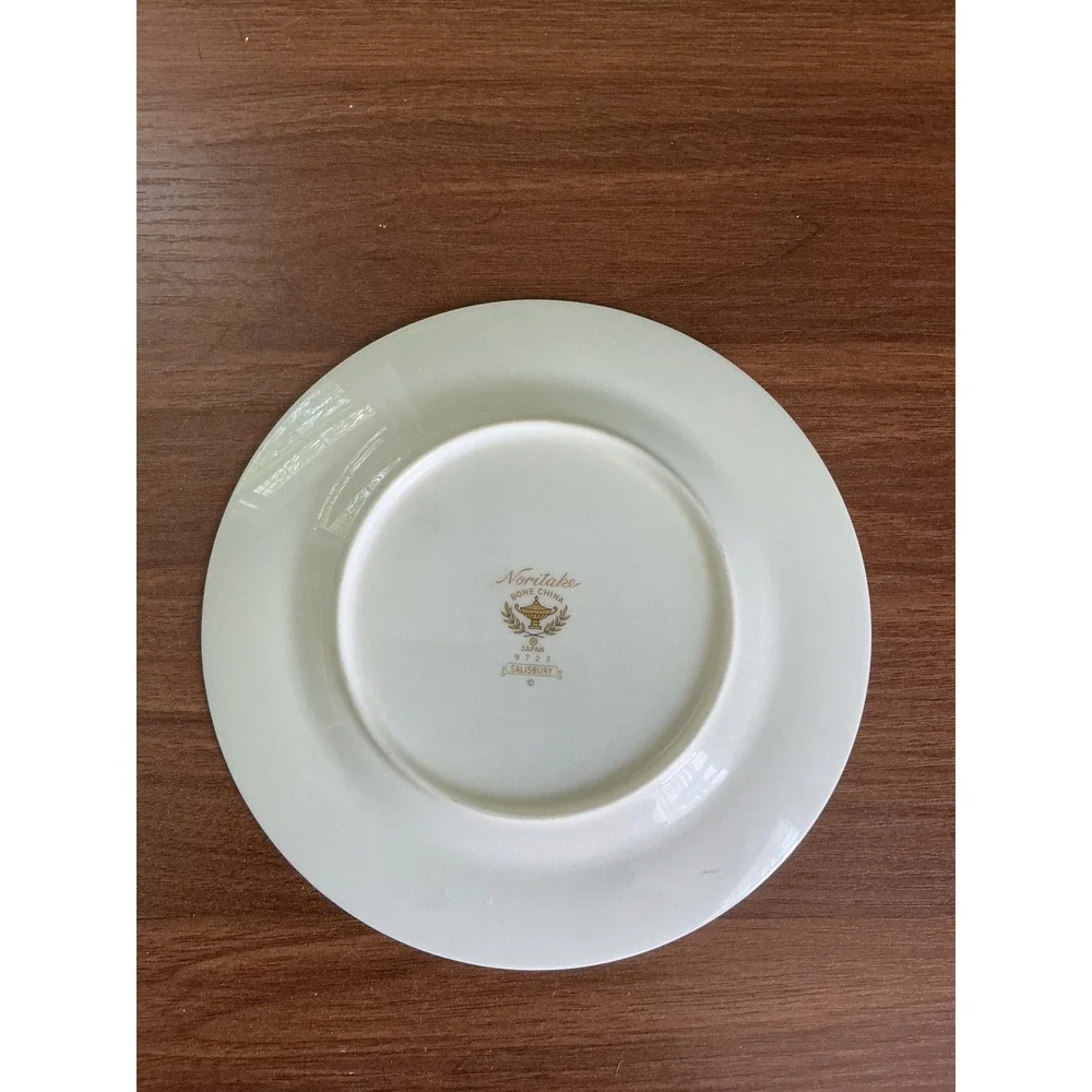 Noritake Salisbury Dessert Plates, Set of 4, Vintage Floral China